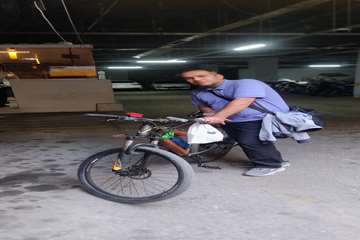 استفاده پرسنل از دوچرخه بجای خودرو 