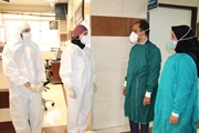 بازدید معاون آموزشی پزشکی عمومی دانشکده پزشکی از بیمارستان شهید دکتر فقیهی