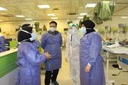 مشاور معاون درمان دانشگاه از بیمارستان مستقل شهید دکتر فقیهی بازدید نمود