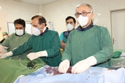 بستن فیستول (رگ نابجای عروق قلب ) بسیار بزرگ در بیمارستان شهید دکتر فقیهی توسط تیم متخصصین گروه قلب