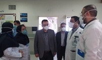 بازدید مشاور معاون درمان دانشگاه از بیمارستان شهید دکتر فقیهی