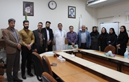  تجلیل از همکاران کارگزینی به مناسبت روز ملی منابع انسانی در مرکز آموزشی درمانی شهید دکتر فقیهی