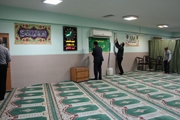 به مناسبت فرا رسیدن ماه مبارک رمضان آیین غبارروبی نمازخانه بیمارستان شهید دکتر فقیهی انجام شد