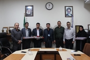 گرامیداشت روز حراست در مرکز آموزشی درمانی شهید دکتر فقیهی