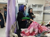 حضور خیرین مردم نهاد به مناسبت عید غدیر خم در مرکز آموزشی درمانی شهید دکتر فقیهی 