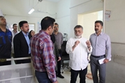 بازدید مشاور دفتر فنی دانشگاه علوم پزشکی شیراز از مرکز آموزشی درمانی شهید دکتر فقیهی