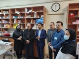 بازدید معاون غذا و دارو دانشگاه علوم پزشکی در مرکز آموزشی درمانی شهید دکتر فقیهی