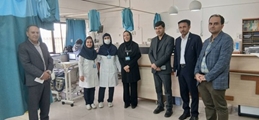  بازدید نوروزی تیم مدیریتی مرکز آموزشی درمانی شهید دکتر فقیهی