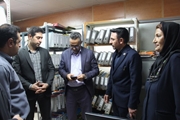 بازدید رئیس و مدیر مرکز آموزشی درمانی شهید دکتر فقیهی از واحد بایگانی پرسنلی و انبار امین اموال بیمارستان