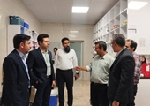 بازدید رئیس مرکز آموزشی درمانی شهید دکتر فقیهی از مراحل پایانی پروژه داروخانه بستری